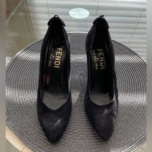 Vintage Fendi black heels